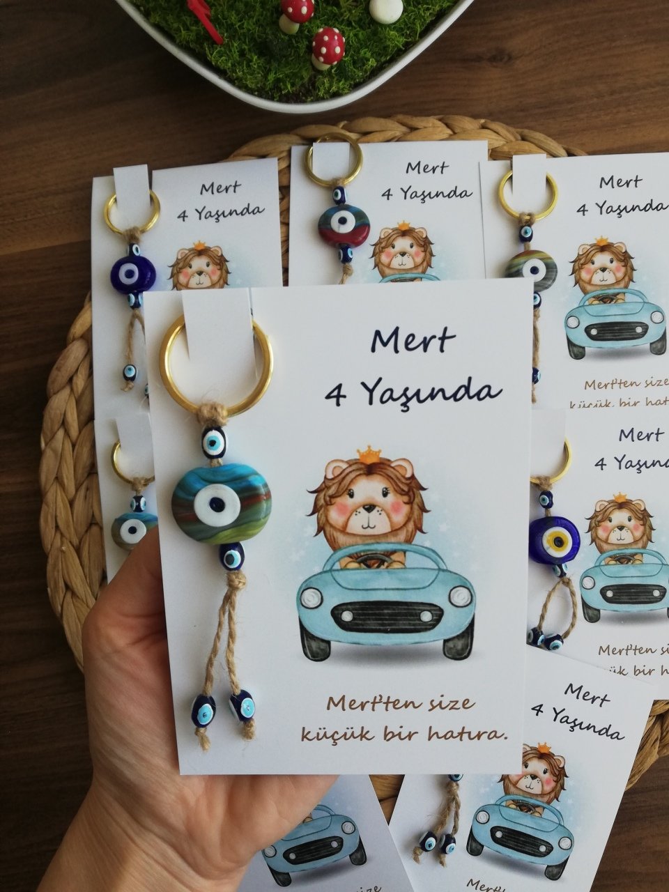 Nazar Boncuklu Anahtarlık (20 Adet) N103