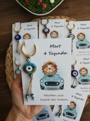 Nazar Boncuklu Anahtarlık (20 Adet) N103