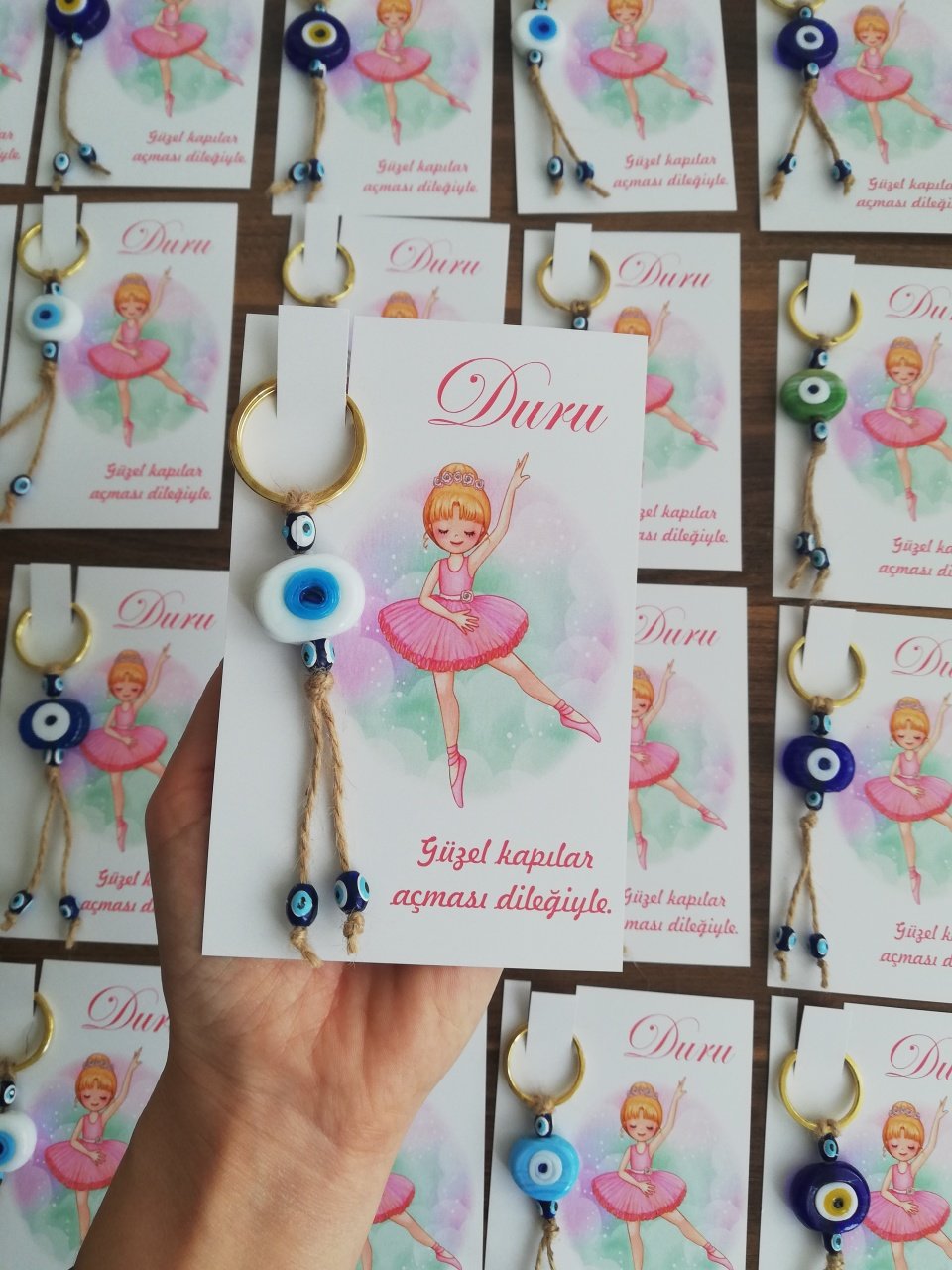 Nazar Boncuklu Anahtarlık (20 Adet) N104
