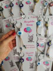 Nazar Boncuklu Anahtarlık (20 Adet) N115