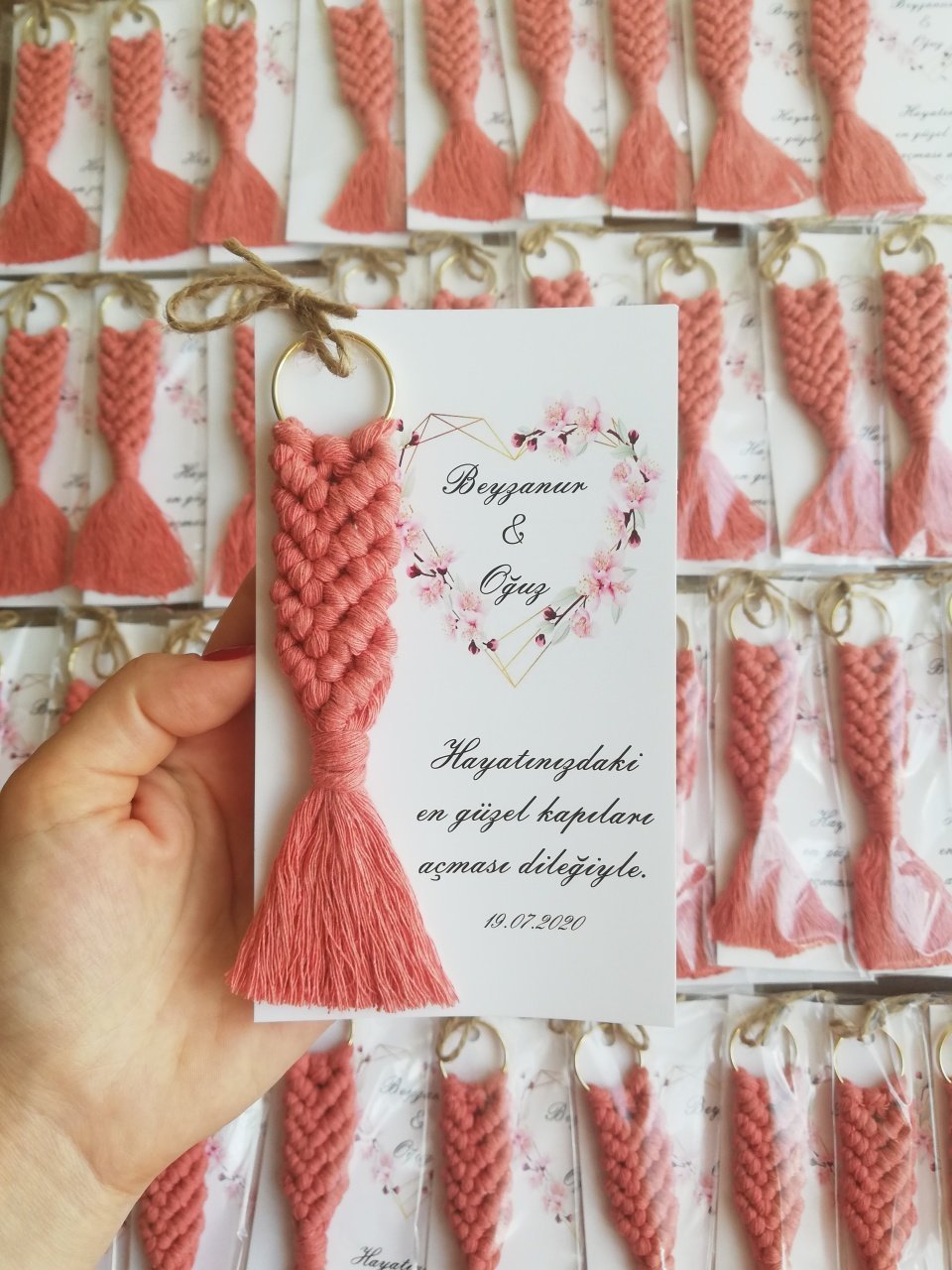 Makrome Anahtarlık (20 Adet) A110